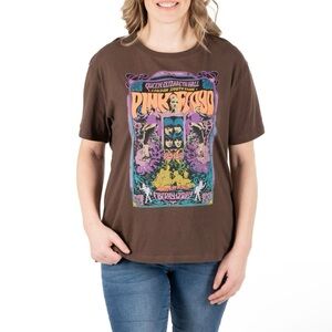 NWT CLOSEOUT PRICE Pink Floyd Tee Multiple Sizes Mocha Brown
